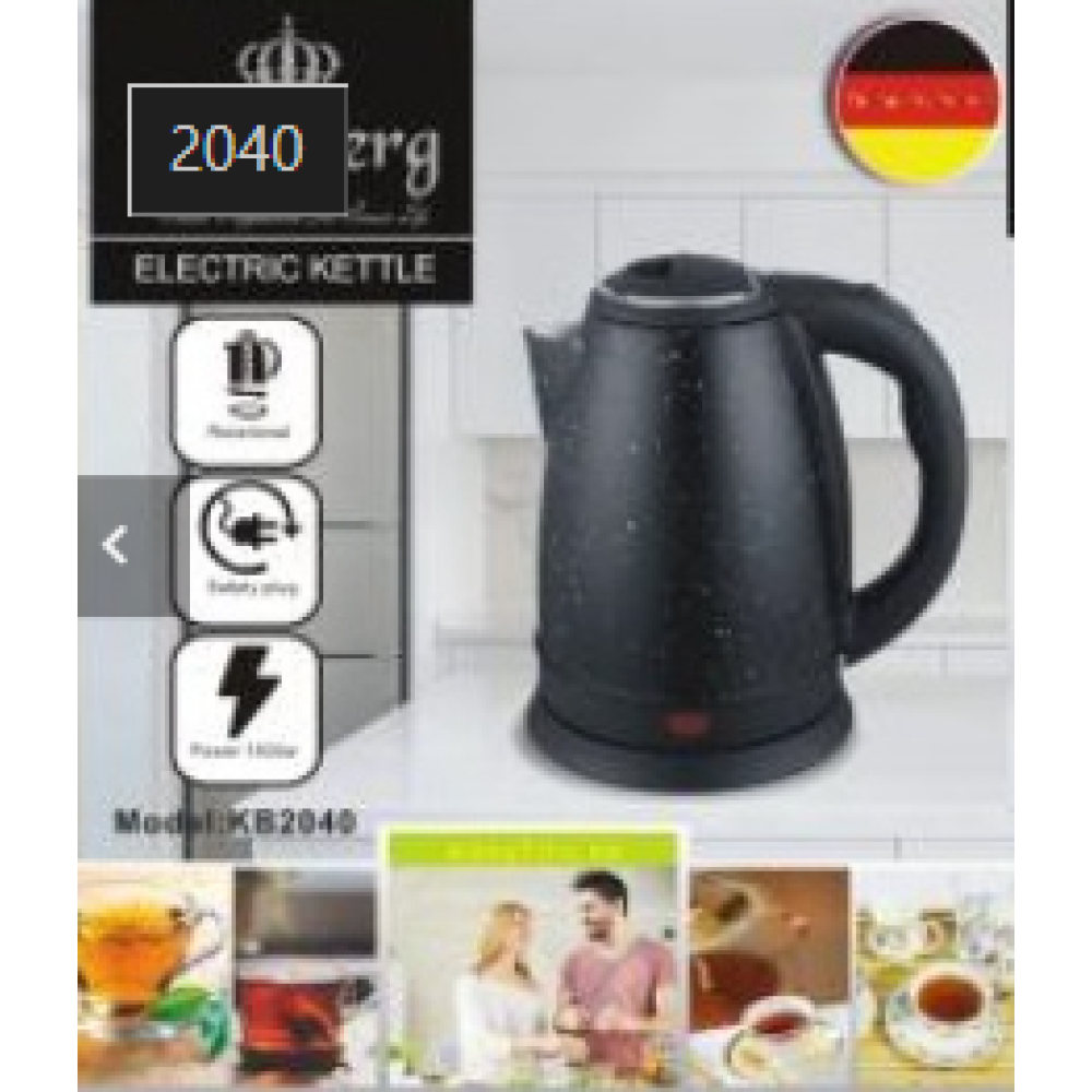 Електричний чайник Kingberg KB-2040, 2 л, мармурове покриття 